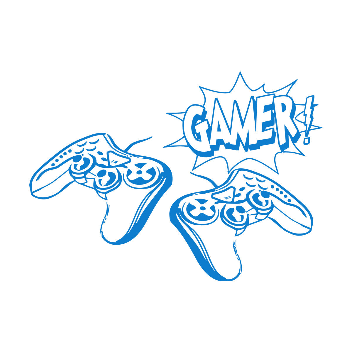 Wall Stickers Video Game Joysticks Car Body Decoration