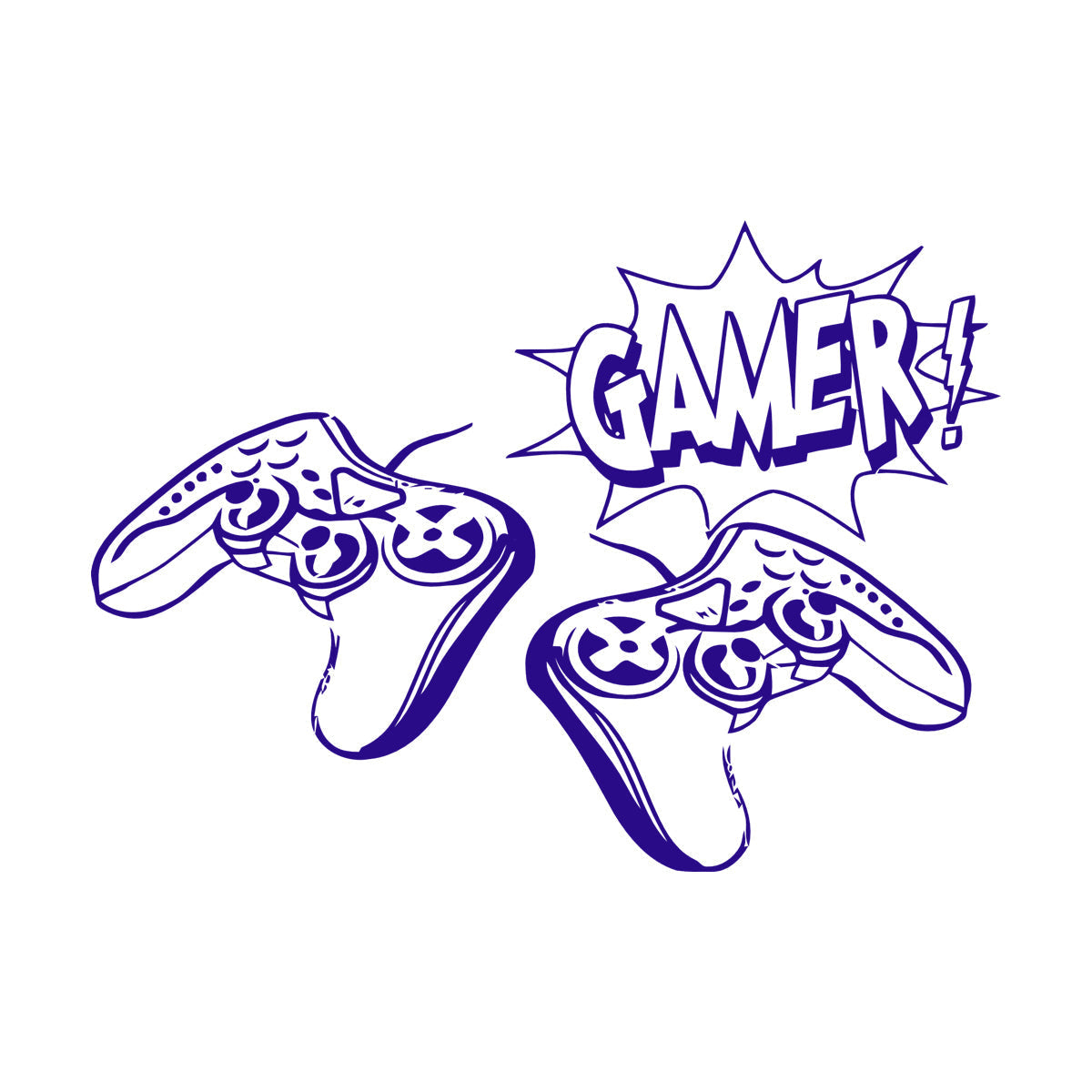 Wall Stickers Video Game Joysticks Car Body Decoration