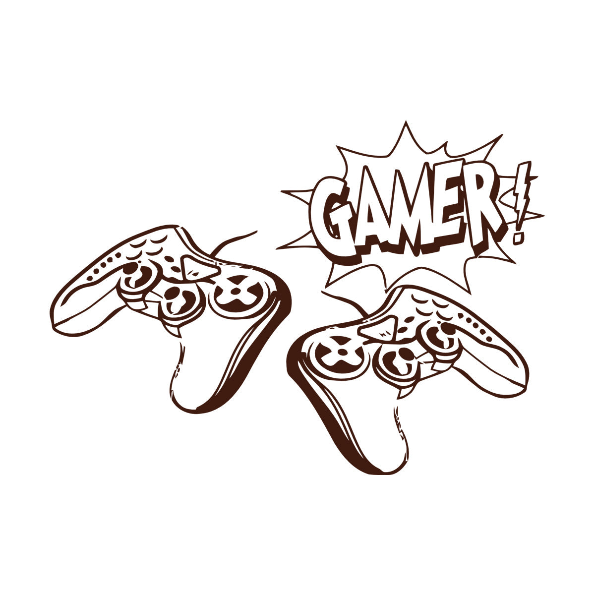 Wall Stickers Video Game Joysticks Car Body Decoration