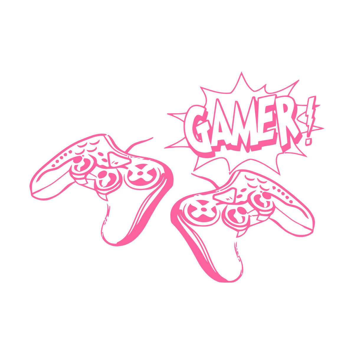 Wall Stickers Video Game Joysticks Car Body Decoration