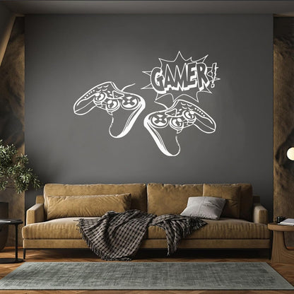 Wall Stickers Video Game Joysticks Car Body Decoration