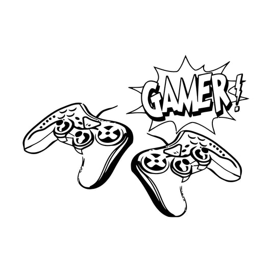 Wall Stickers Video Game Joysticks Car Body Decoration