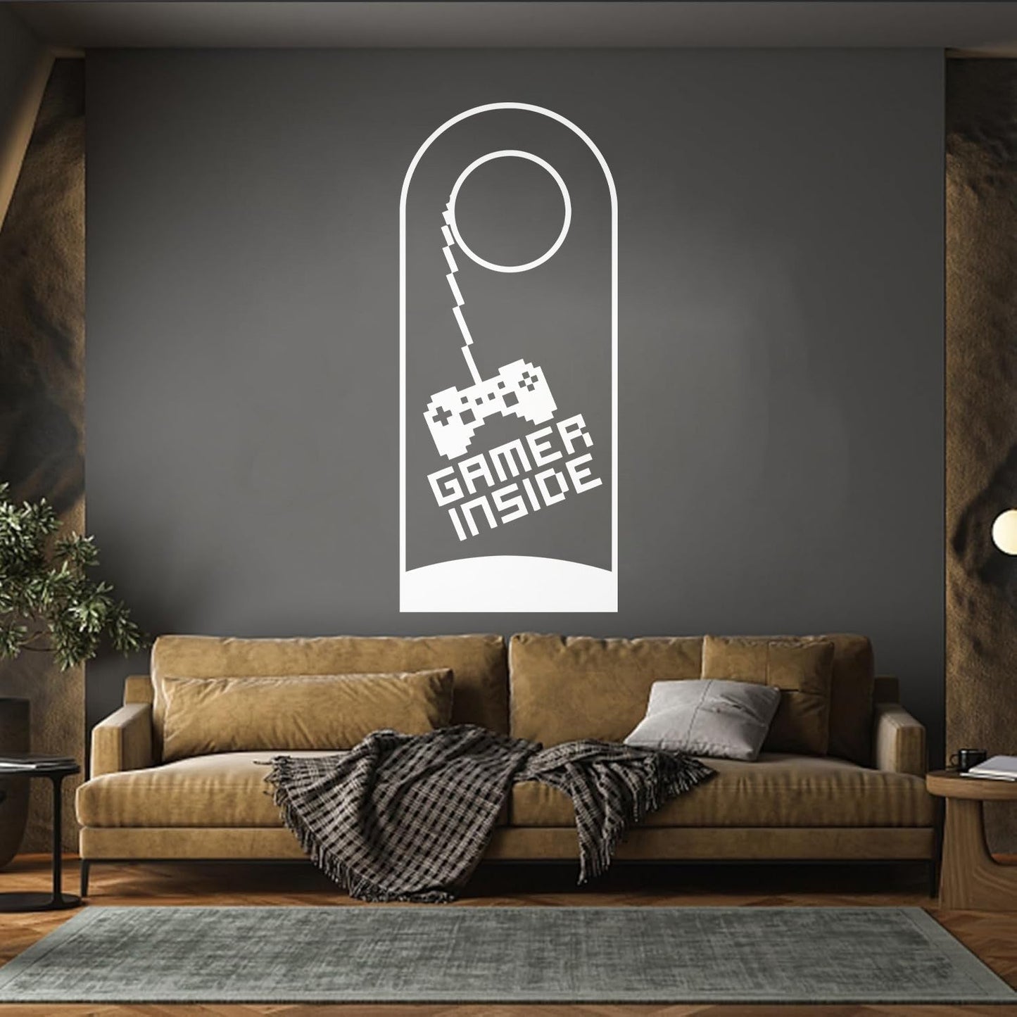 Lettering Decals Game Inside Hanger Funny Gaming Home Tattoo Culture