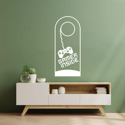 Lettering Decals Game Inside Hanger Funny Gaming Home Tattoo Culture