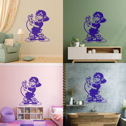 Game Boy Video Games Kids Play Vinyl Wall Decals Easy Installation