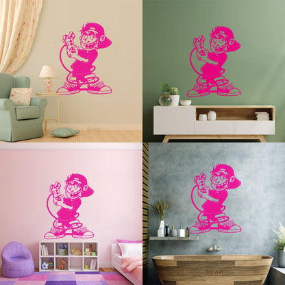 Game Boy Video Games Kids Play Vinyl Wall Decals Easy Installation