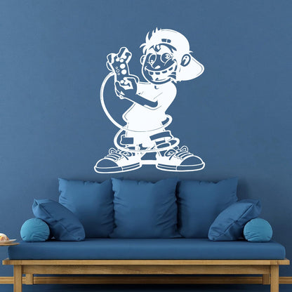 Game Boy Video Games Kids Play Vinyl Wall Decals Easy Installation