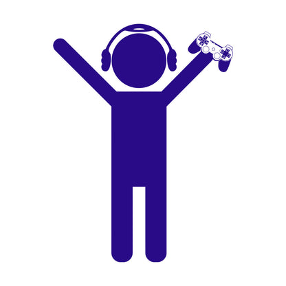 Mural And Wall Vinyl Decal Game Gaming Play Station Nursery Multiple Size Options