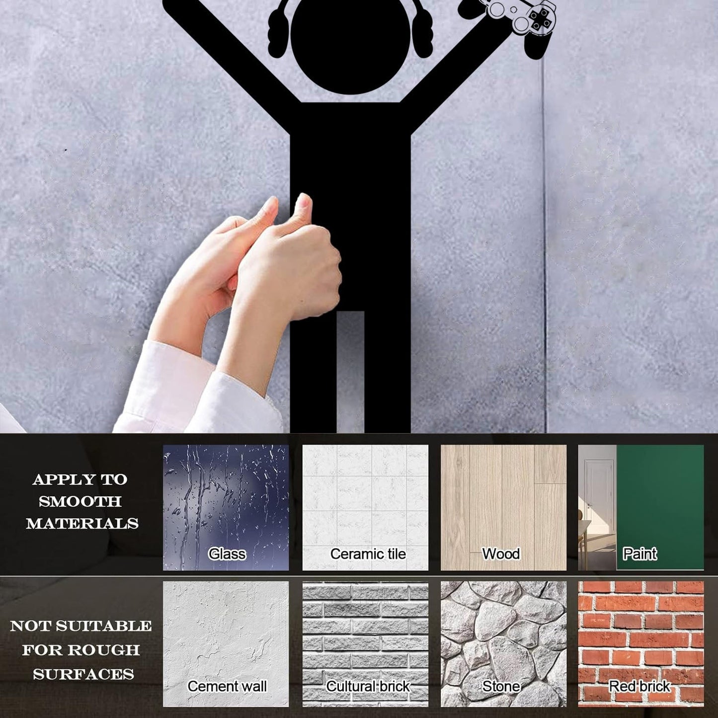 Mural And Wall Vinyl Decal Game Gaming Play Station Nursery Multiple Size Options