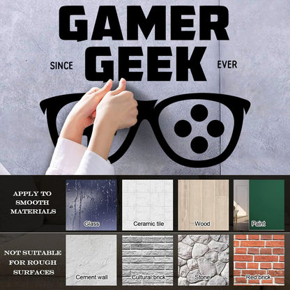 Wall Stickers Paster Paper Game Words Cloud Game Since Geek Ever Waterproof