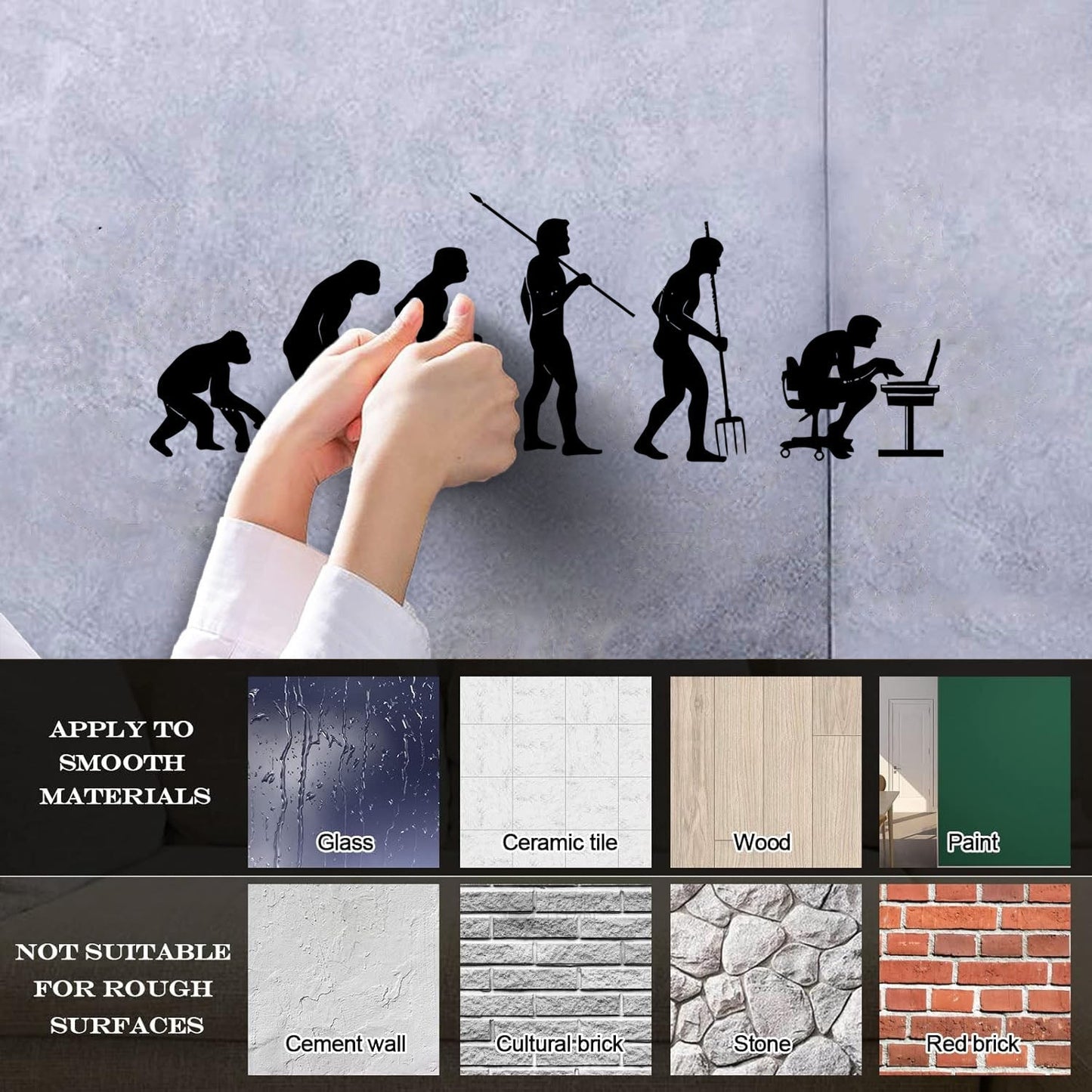 Wall Vinyl Sticker Decor Gaming Evolution Game Joystick Nursery It Won'T Fall Off