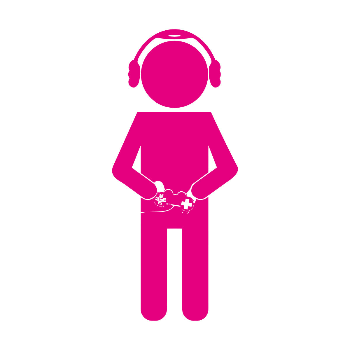 Fine Carving Stickers Gaming Joystick Game Kids Nursery Personalized Customization