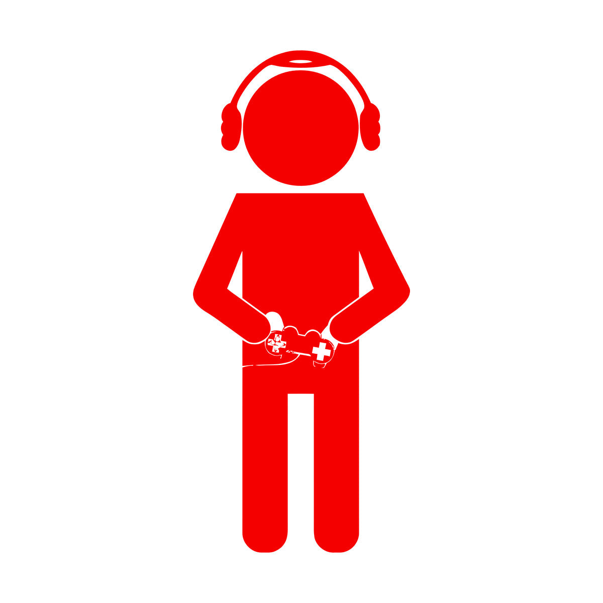 Fine Carving Stickers Gaming Joystick Game Kids Nursery Personalized Customization