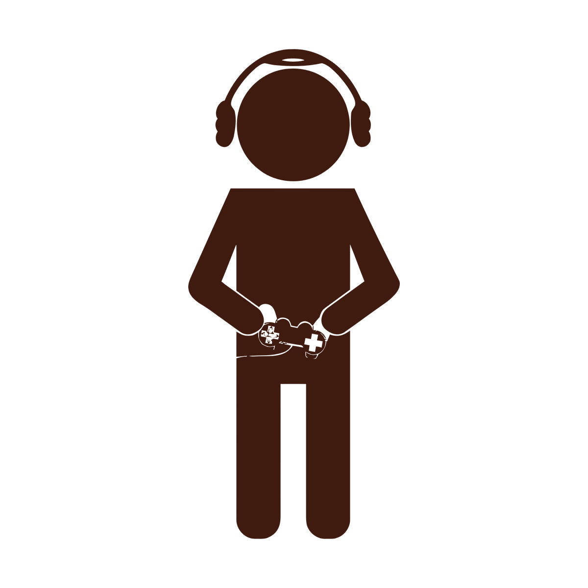 Fine Carving Stickers Gaming Joystick Game Kids Nursery Personalized Customization