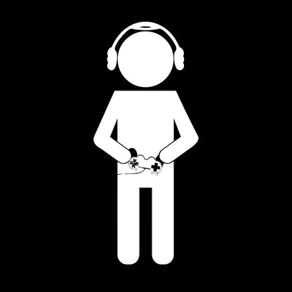 Fine Carving Stickers Gaming Joystick Game Kids Nursery Personalized Customization