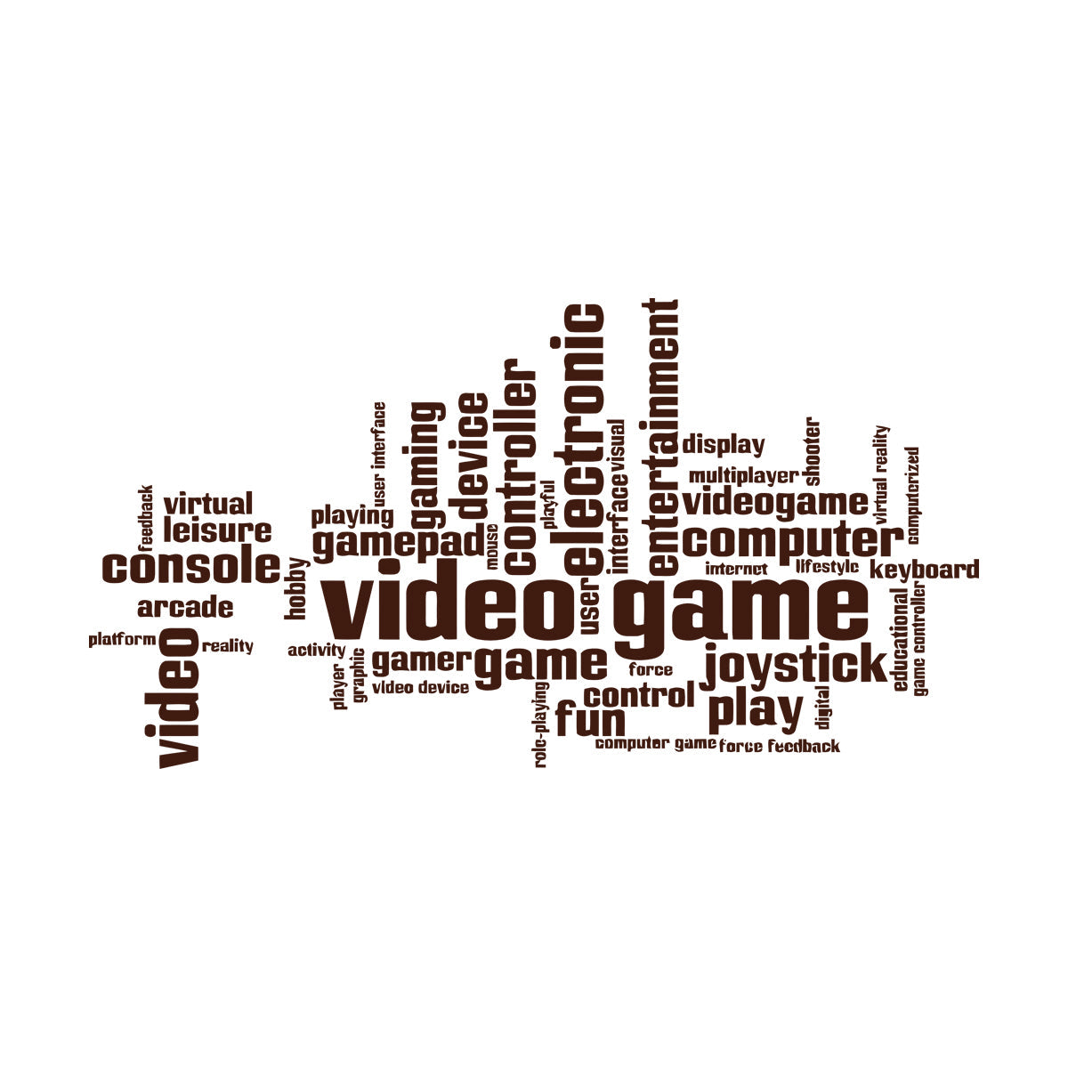 Incentive Phrases Video Game Play Joystick Computer Wall Stickers Can Modify And Add Information