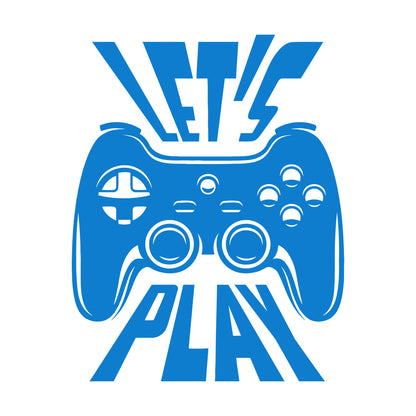 Fine Carving Decals Joystick Let'S Play Player Game Zone Art Decoration