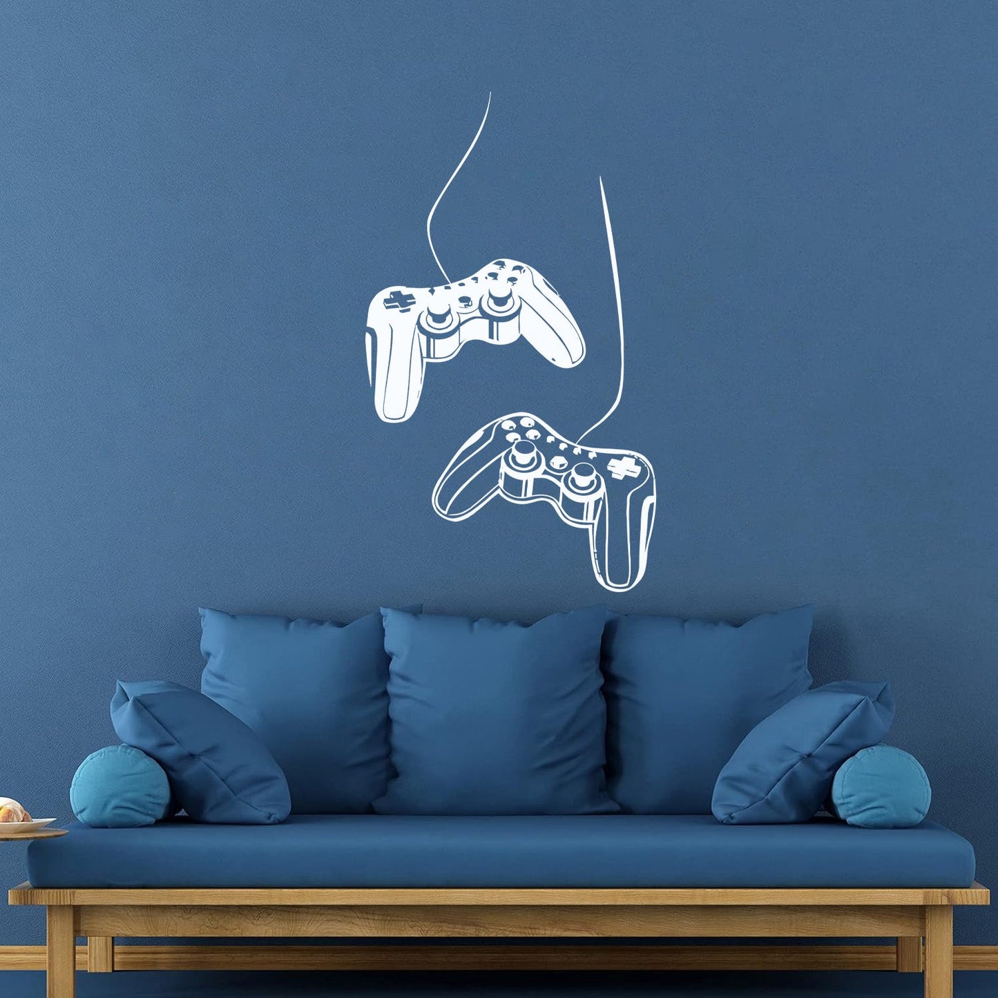 Vinyl Art Sticker Gaming Joystick Nursery Computer Game Kids Wall Beautification