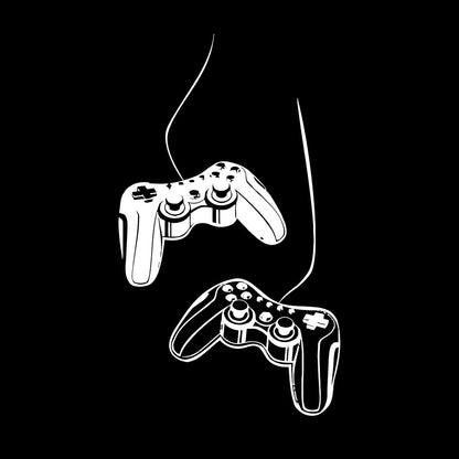 Vinyl Art Sticker Gaming Joystick Nursery Computer Game Kids Wall Beautification