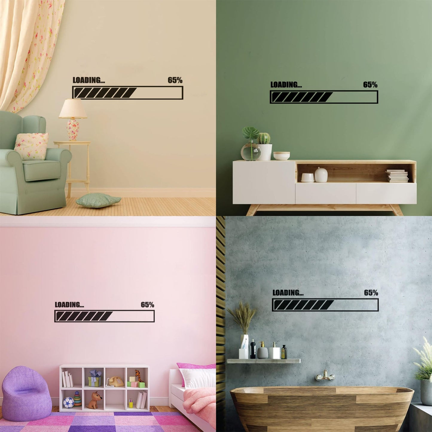 Loading Gaming Game Nursery Lettering Decals Window Decals