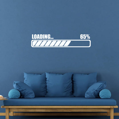 Lettering Stickers Nursery Kids Gaming Game Loading Store Decoration