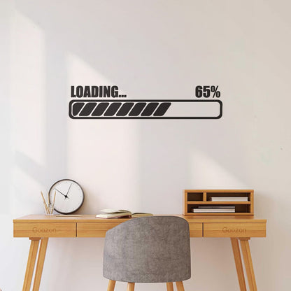 Lettering Stickers Nursery Kids Gaming Game Loading Store Decoration