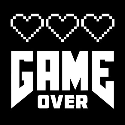 Wall Decals Paster Paper Picture With Inscription Game Over Game Zone Tattoo Culture