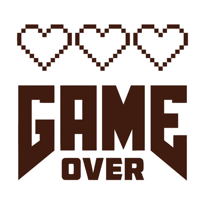 Wall Decals Paster Paper Picture With Inscription Game Over Game Zone Tattoo Culture