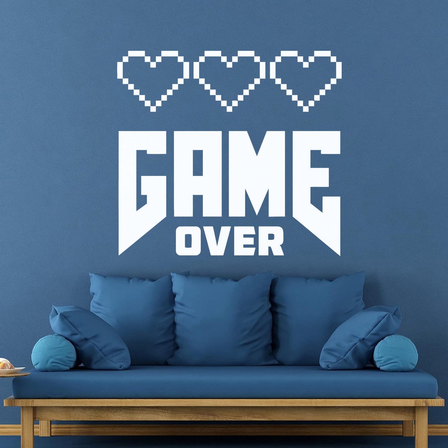 Wall Decals Paster Paper Picture With Inscription Game Over Game Zone Tattoo Culture
