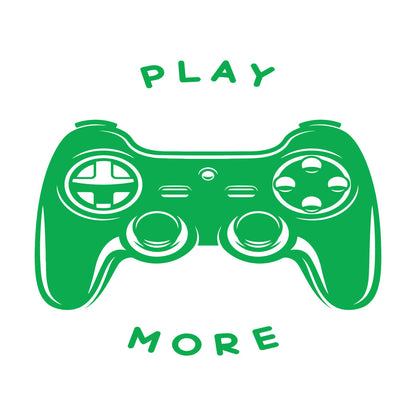Vinyl Wall Stickers Play More Games Play Removable Without Leaving Glue