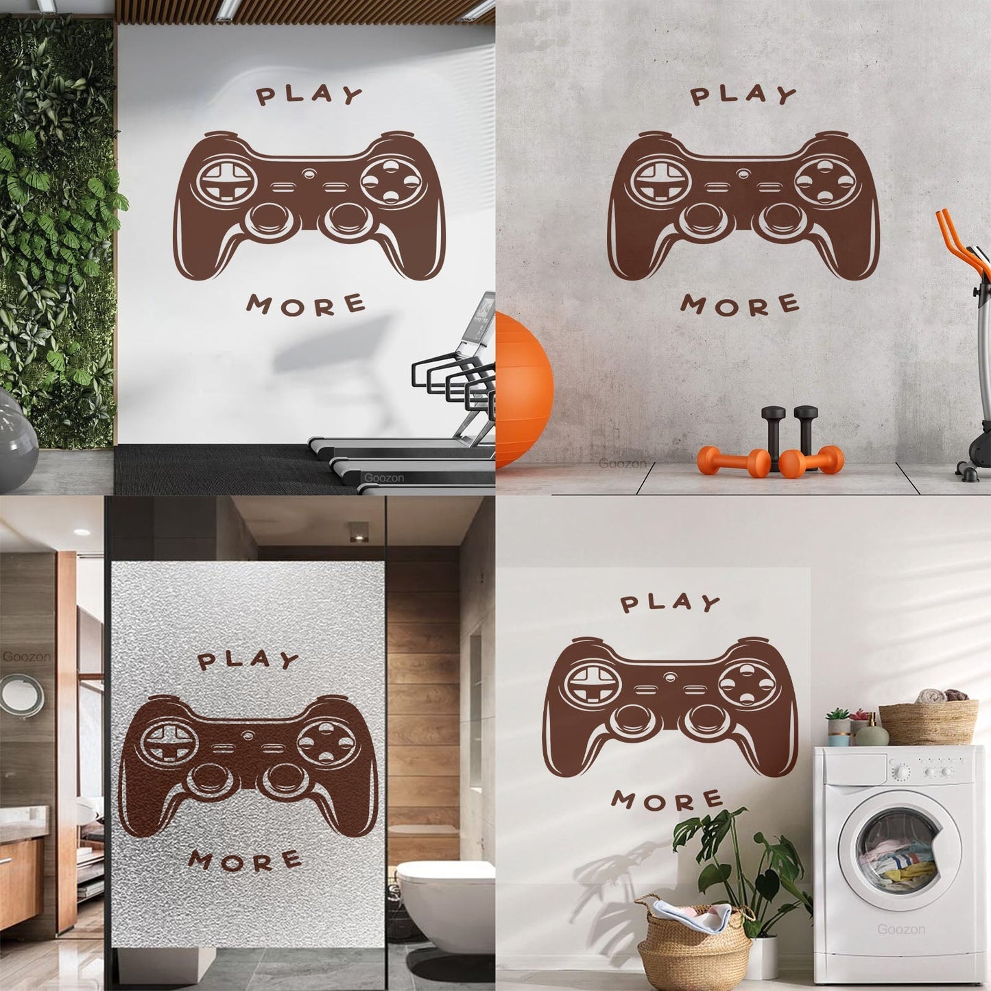 Vinyl Wall Stickers Play More Games Play Removable Without Leaving Glue