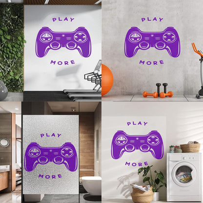 Vinyl Wall Stickers Play More Games Play Removable Without Leaving Glue