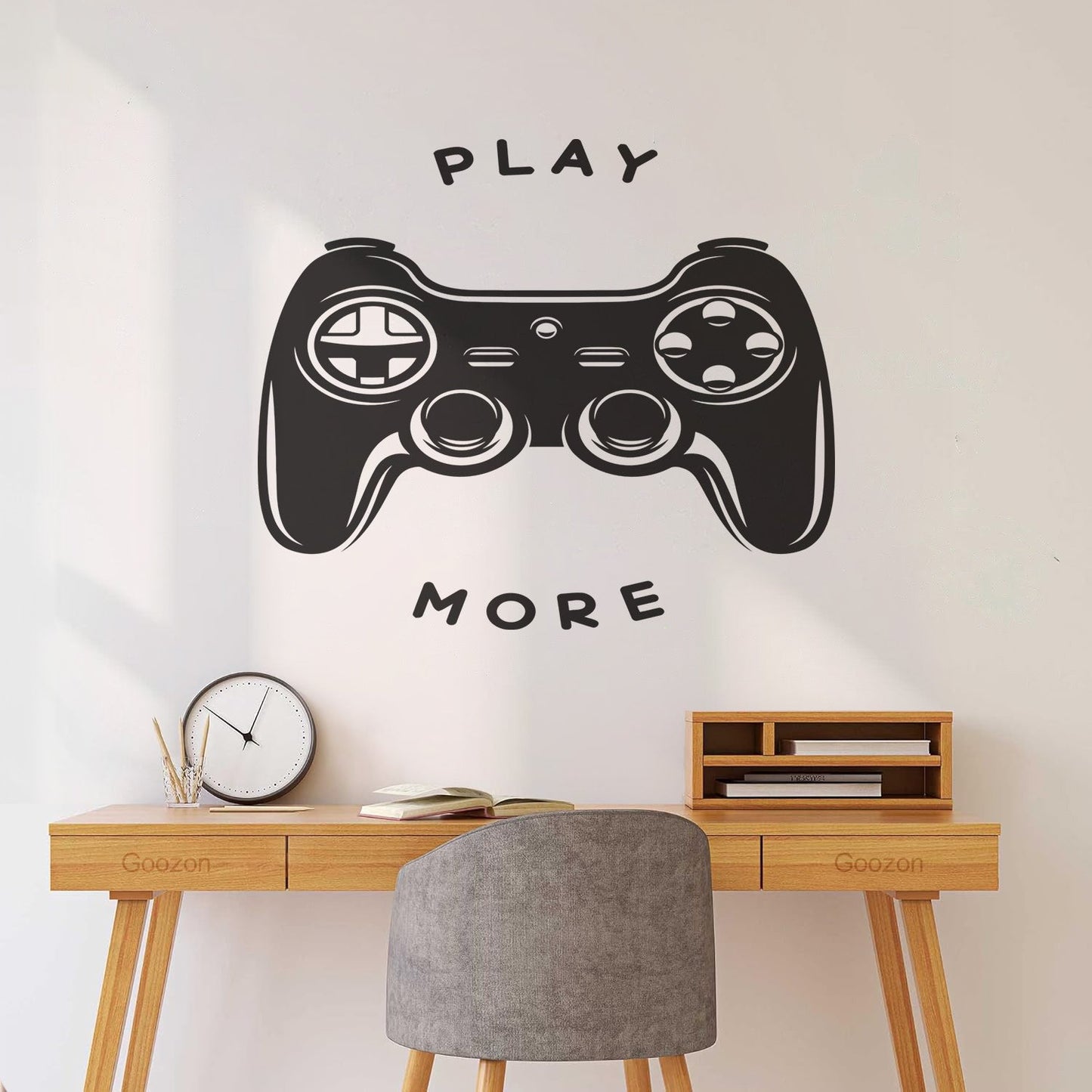Vinyl Wall Stickers Play More Games Play Removable Without Leaving Glue