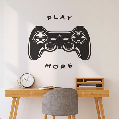 Vinyl Wall Stickers Play More Games Play Removable Without Leaving Glue