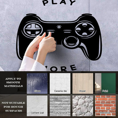 Vinyl Wall Stickers Play More Games Play Removable Without Leaving Glue