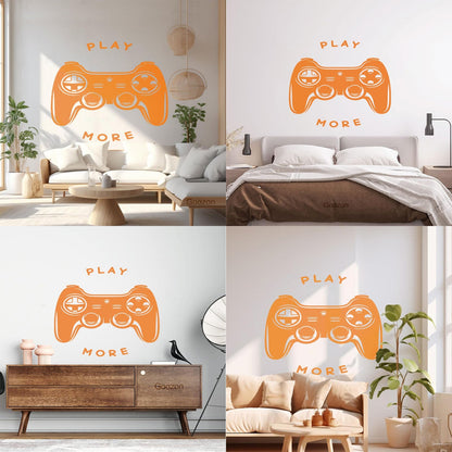 Vinyl Wall Stickers Play More Games Play Removable Without Leaving Glue