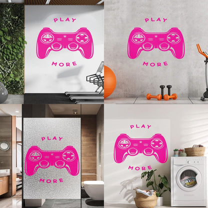 Vinyl Wall Stickers Play More Games Play Removable Without Leaving Glue