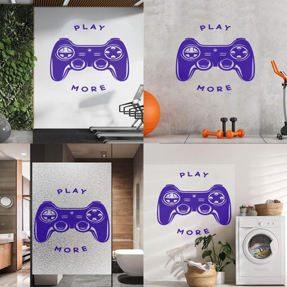 Vinyl Wall Stickers Play More Games Play Removable Without Leaving Glue