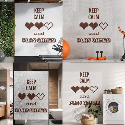 Wall Decals Video Game Play Boys Game Kids Self Adhesive
