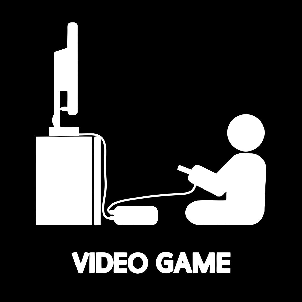 Vinyl Wall Decals Video Games Player Joystick Playroom Large Do Not Damage The Wall Surface