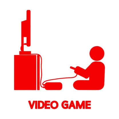 Vinyl Wall Decals Video Games Player Joystick Playroom Large Do Not Damage The Wall Surface