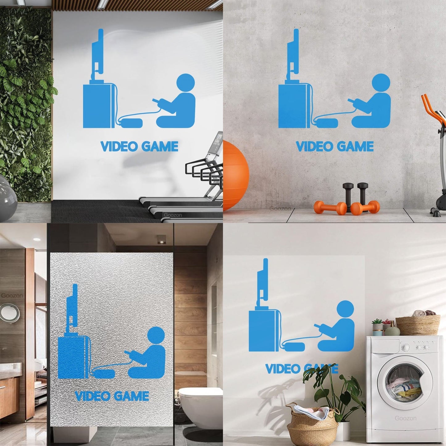 Vinyl Wall Decals Video Games Player Joystick Playroom Large Do Not Damage The Wall Surface