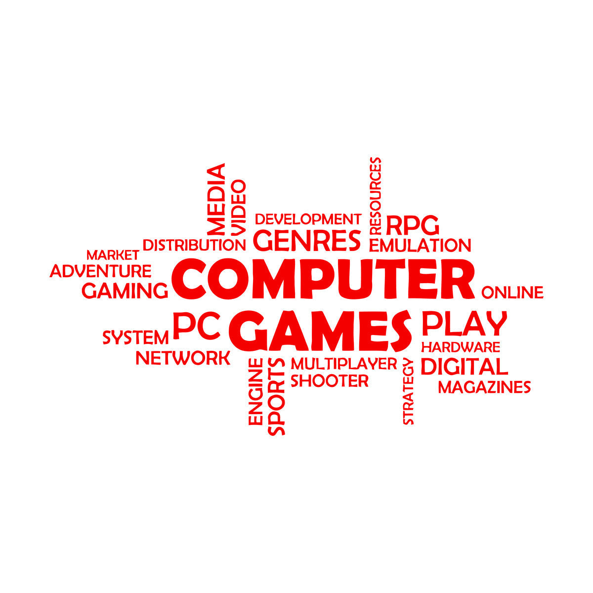 Mural And Wall Vinyl Decal World Cloud Media Computer Online Video Market Equipped With Transfer Film Kit