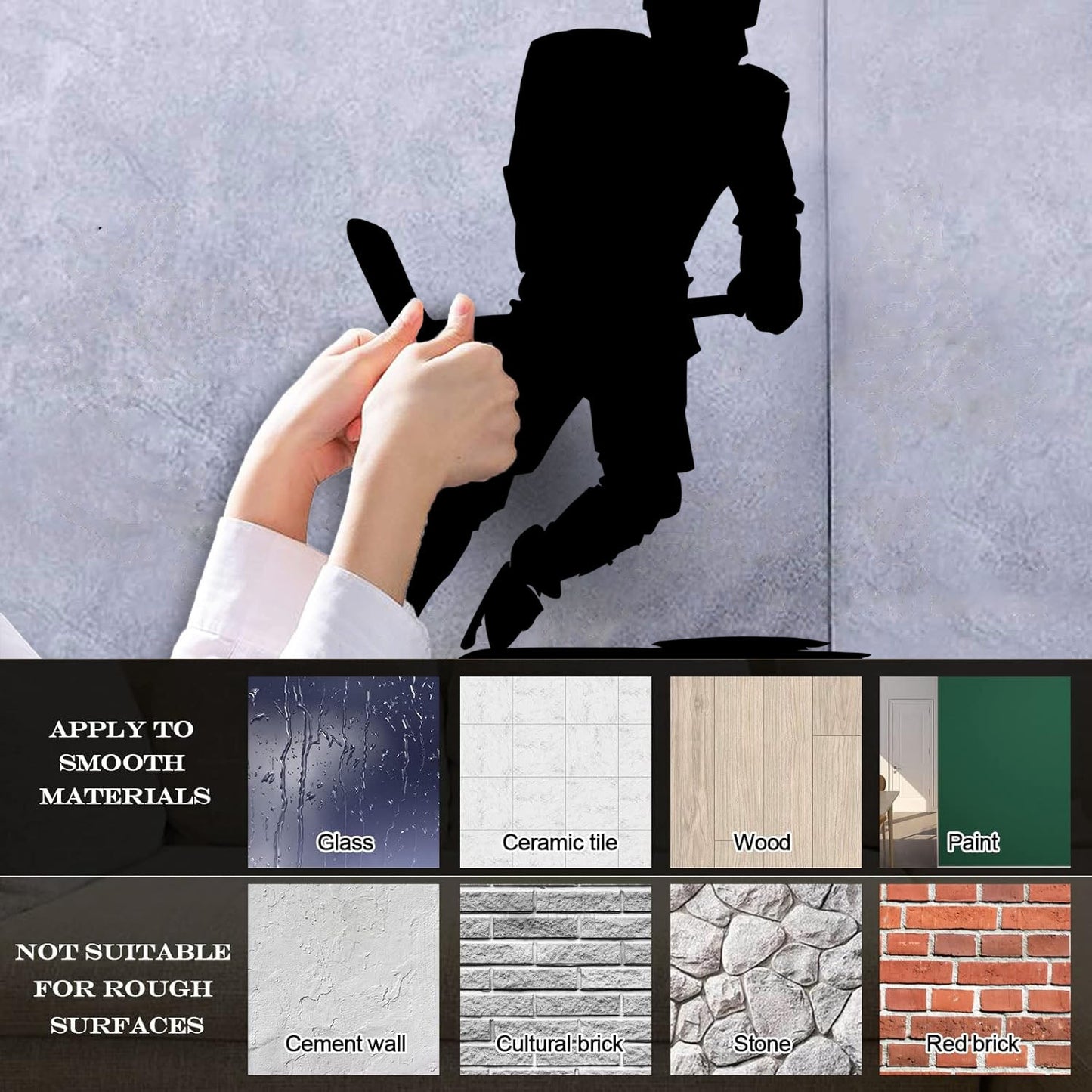 Wall Vinyl Sticker Decor Sports Ice Hockey Player Skates Extreme Game Art Mural Painting