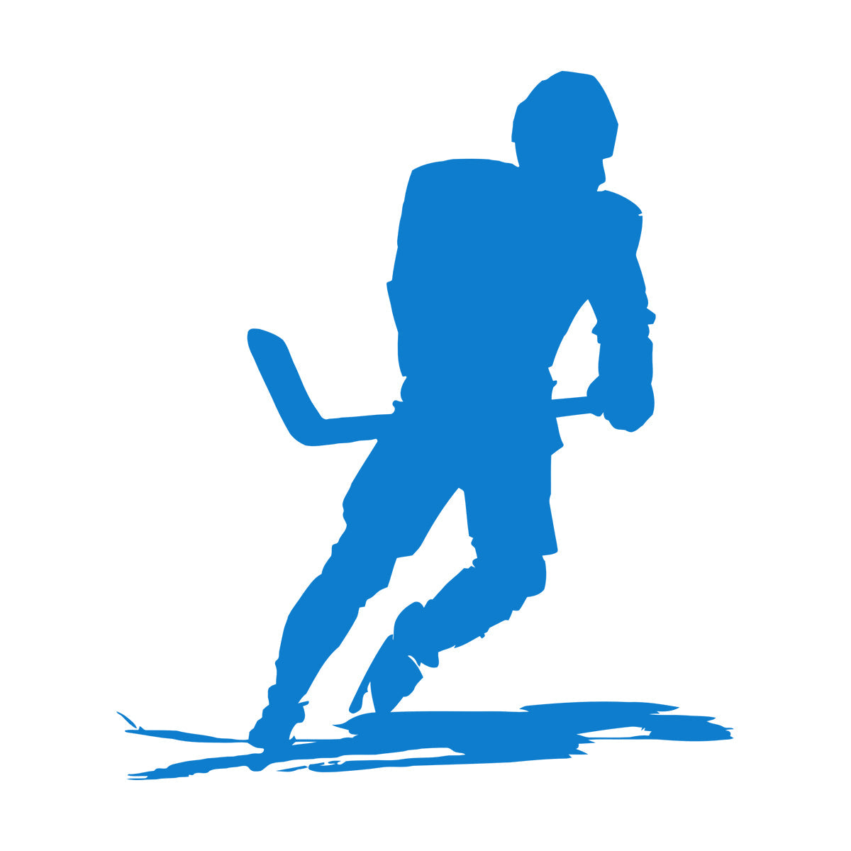 Wall Vinyl Sticker Decor Sports Ice Hockey Player Skates Extreme Game Art Mural Painting
