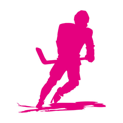 Wall Vinyl Sticker Decor Sports Ice Hockey Player Skates Extreme Game Art Mural Painting