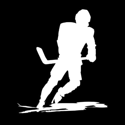 Wall Vinyl Sticker Decor Sports Ice Hockey Player Skates Extreme Game Art Mural Painting