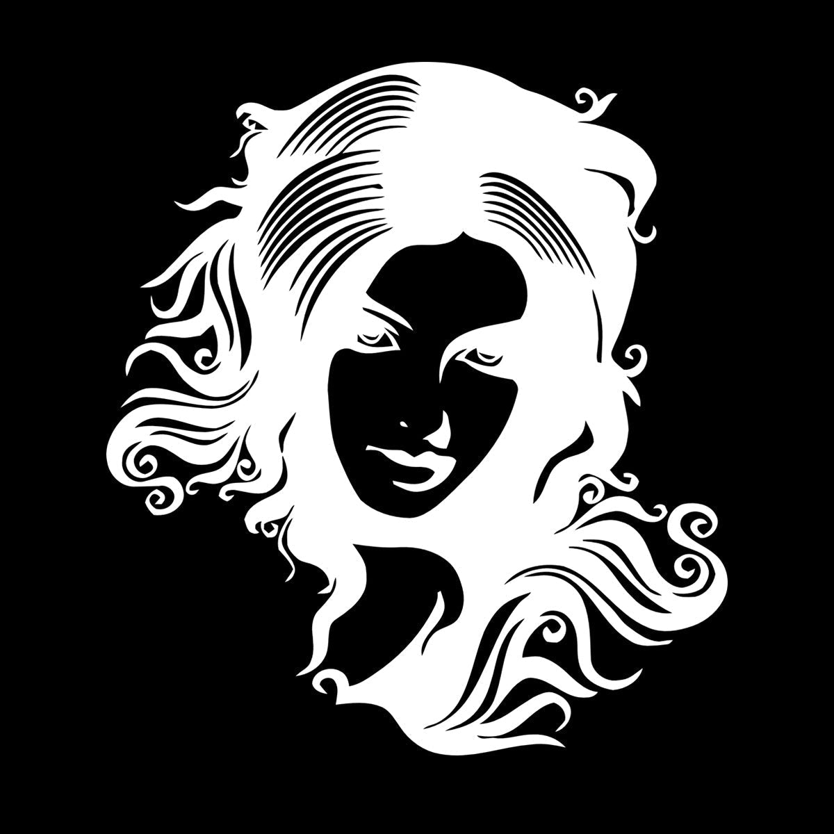 Wall Decals Beauty Salon Spa Hair Woman Girl Barbershop Store Decoration