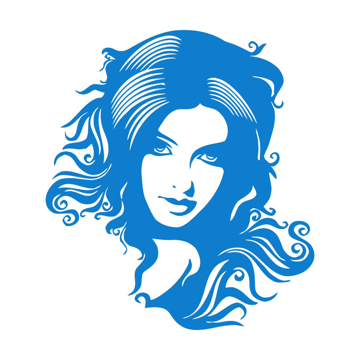 Wall Decals Beauty Salon Spa Hair Woman Girl Barbershop Store Decoration