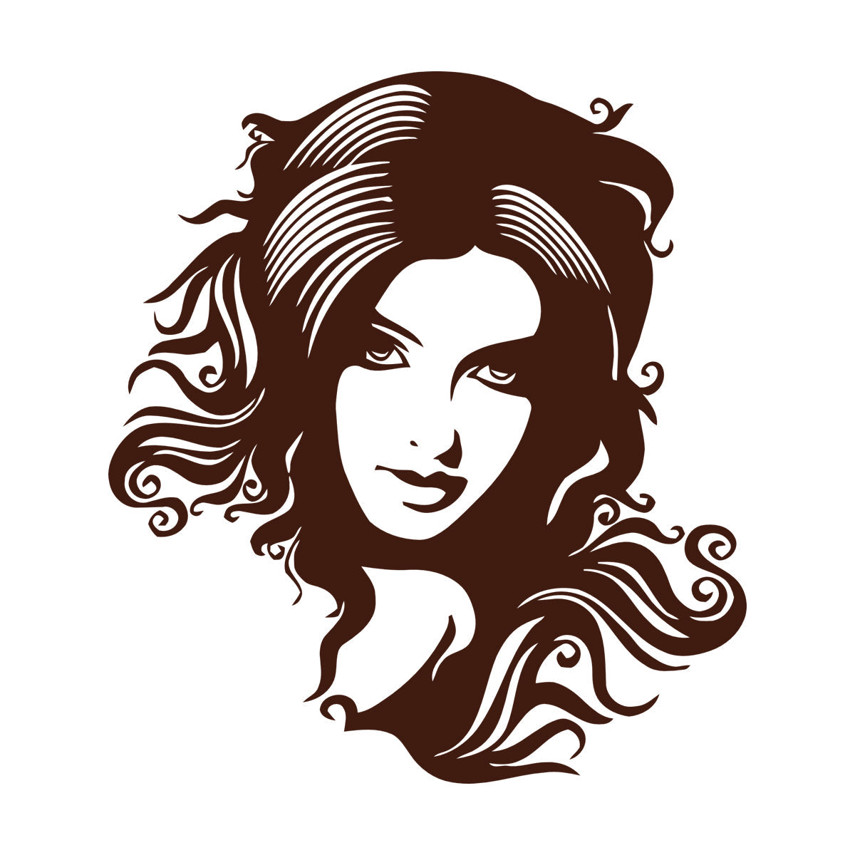 Wall Decals Beauty Salon Spa Hair Woman Girl Barbershop Store Decoration